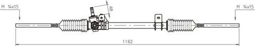 General Ricambi RE4032 - Рулевой механизм, рейка autosila-amz.com