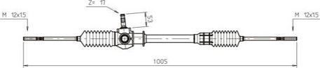 General Ricambi SE4002 - Рулевой механизм, рейка autosila-amz.com