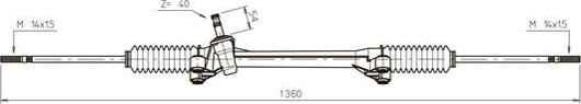 General Ricambi WW4033 - Рулевой механизм, рейка autosila-amz.com