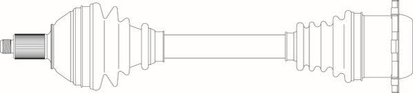 General Ricambi WW3303 - Приводной вал autosila-amz.com