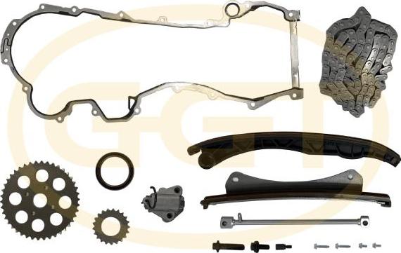 GGT KCSPA001 - Комплект цепи привода распредвала autosila-amz.com