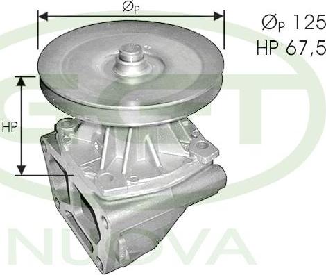 GGT PA10503 - Водяной насос autosila-amz.com