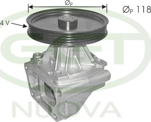 GGT PA10525 - Водяной насос autosila-amz.com