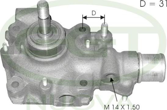 GGT PA10639 - Водяной насос autosila-amz.com