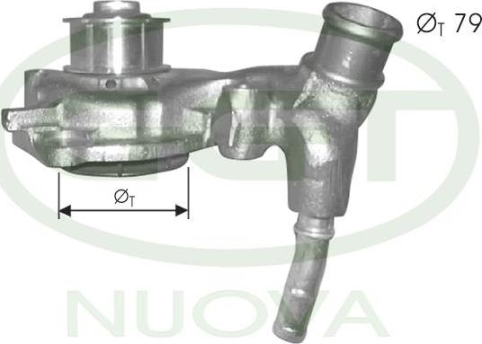 GGT PA10715 - Водяной насос autosila-amz.com