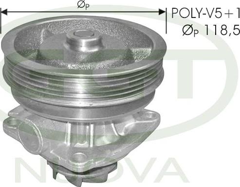 GGT PA10710 - Водяной насос autosila-amz.com