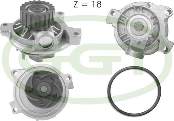 GGT PA10738 - Водяной насос autosila-amz.com