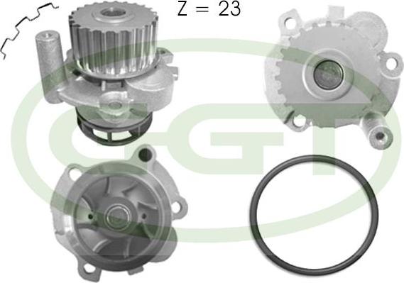 GGT PA12525 - Водяной насос autosila-amz.com