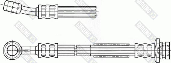 Girling 9004450 - Тормозной шланг autosila-amz.com