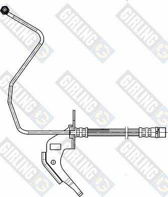 Girling 9004564 - Тормозной шланг autosila-amz.com