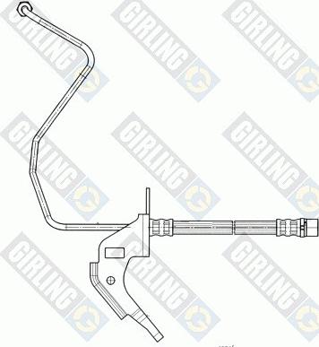 Girling 9004563 - Тормозной шланг autosila-amz.com