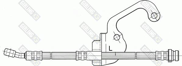 Girling 9004506 - Тормозной шланг autosila-amz.com