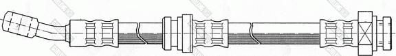 Girling 9004169 - Тормозной шланг autosila-amz.com