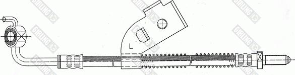 Girling 9004341 - Тормозной шланг autosila-amz.com