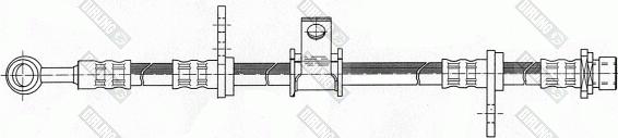 Girling 9004370 - Тормозной шланг autosila-amz.com