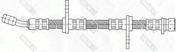 Girling 9004255 - Тормозной шланг autosila-amz.com