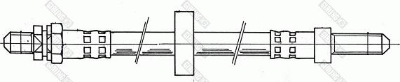 Girling 9003229 - Тормозной шланг autosila-amz.com