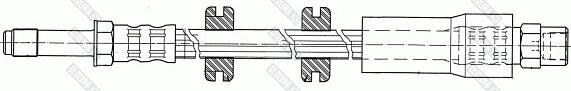 Girling 9002446 - Тормозной шланг autosila-amz.com