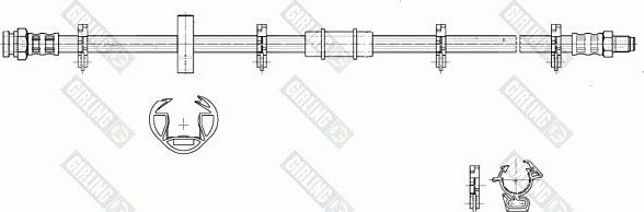 Girling 9002183 - Тормозной шланг autosila-amz.com