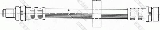 Girling 9002398 - Тормозной шланг autosila-amz.com