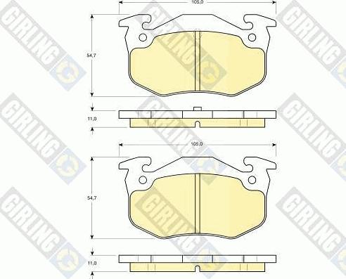 Girling 6410923 - Дисковый тормозной механизм, комплект autosila-amz.com