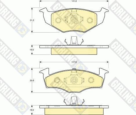 Girling 6410342 - Дисковый тормозной механизм, комплект autosila-amz.com