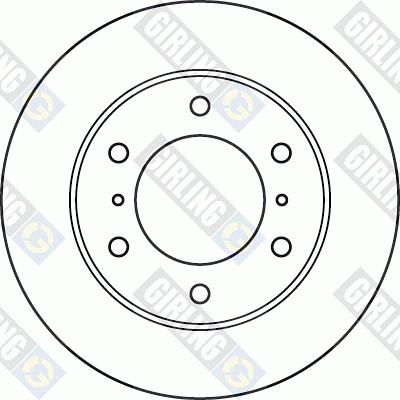 Girling 6049421 - Тормозной диск autosila-amz.com