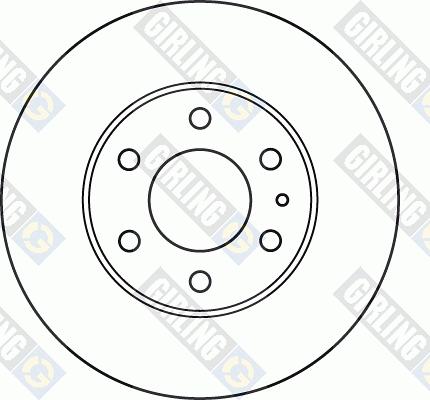 Girling 6049875 - Тормозной диск autosila-amz.com