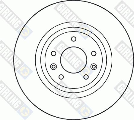 Girling 6049705 - Тормозной диск autosila-amz.com