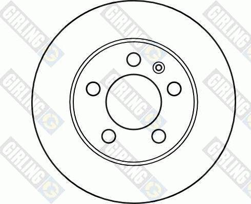 Girling 6040524 - Тормозной диск autosila-amz.com