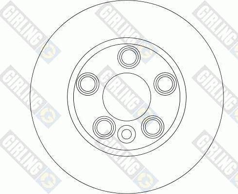 Girling 6043075 - Тормозной диск autosila-amz.com