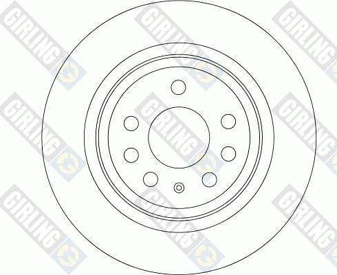 Girling 6042842 - Тормозной диск ! \CADILLAC, FIAT, OPEL, SAAB 9-3 1, 8t 02>15, 9-3 1, 8t 03>15, 9-3 1, 8t BioPower 07 autosila-amz.com