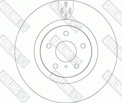 Girling 6064801 - Тормозной диск autosila-amz.com