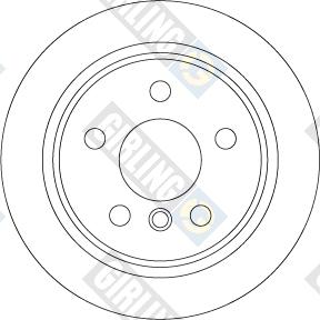 Girling 6067954 - Тормозной диск autosila-amz.com