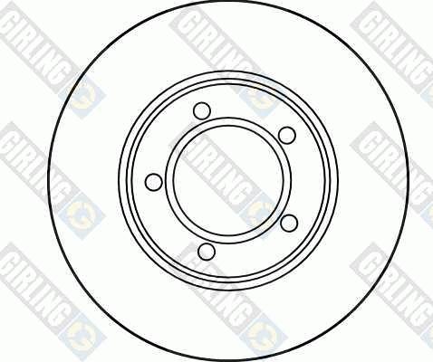 Girling 6019161 - Тормозной диск autosila-amz.com