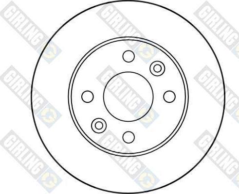 Girling 6010153 - Тормозной диск autosila-amz.com