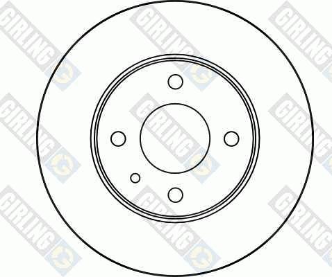 Girling 6017513 - Тормозной диск autosila-amz.com