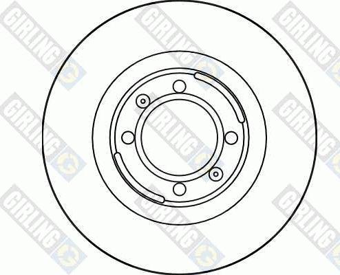 Girling 6017053 - Тормозной диск autosila-amz.com