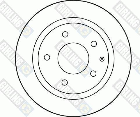 Girling 6027054 - Тормозной диск autosila-amz.com