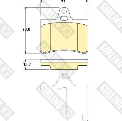 Girling 6114509 - Тормозные колодки, дисковые, комплект autosila-amz.com