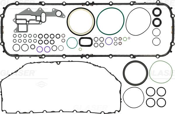 Glaser B38766-00 - Комплект прокладок, блок-картер двигателя autosila-amz.com