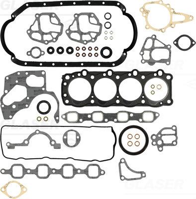 Glaser S50081-00 - Комплект прокладок, двигатель autosila-amz.com