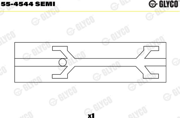 Glyco 55-4544 SEMI - Втулка подшипника, шатун autosila-amz.com