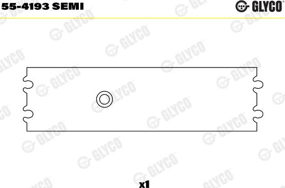 Glyco 55-4193 SEMI - Втулка подшипника, шатун autosila-amz.com