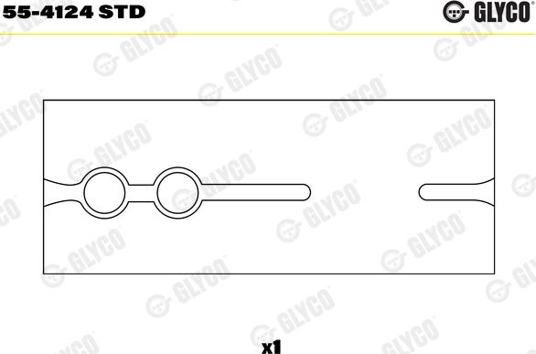 Glyco 55-4124 STD - Втулка подшипника, шатун autosila-amz.com