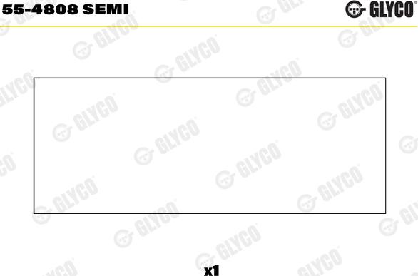 Glyco 55-4808 SEMI - Втулка подшипника, шатун autosila-amz.com