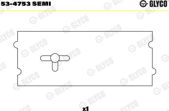 Glyco 53-4753 SEMI - Подшипник распредвала autosila-amz.com