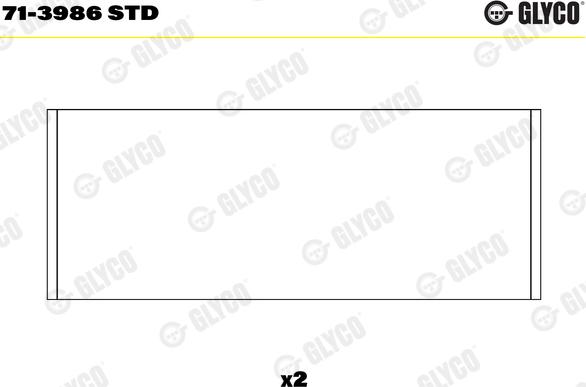 Glyco 71-3986 STD - Шатунный подшипник autosila-amz.com