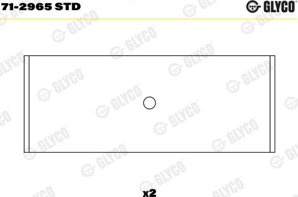 Glyco 71-2965 STD - Шатунный подшипник autosila-amz.com