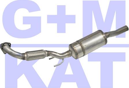 G+M KAT 01.37.002 - Комплект для дооборудования, катализатор / сажевый фильтр (комби autosila-amz.com